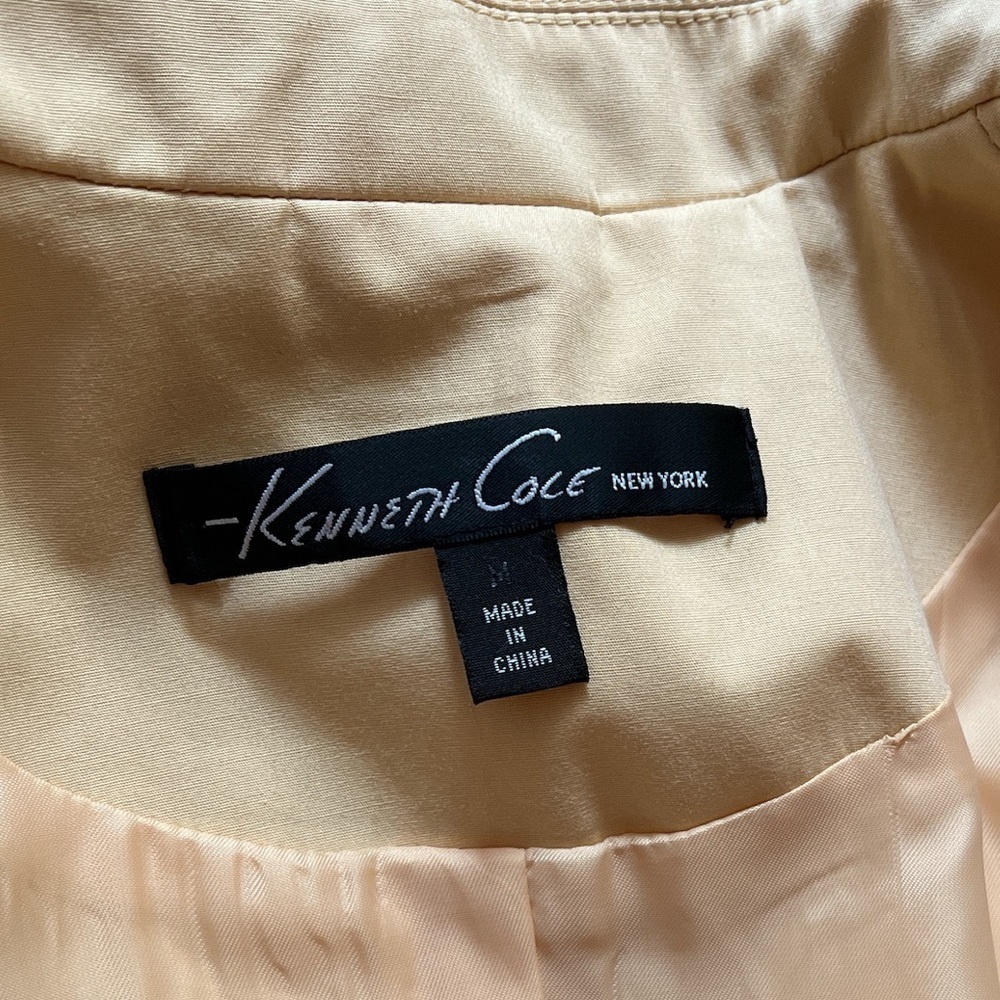 KENNETH COLE NEW YORK YELLOW WOMENS COAT SIZE M - Picture 9 of 11